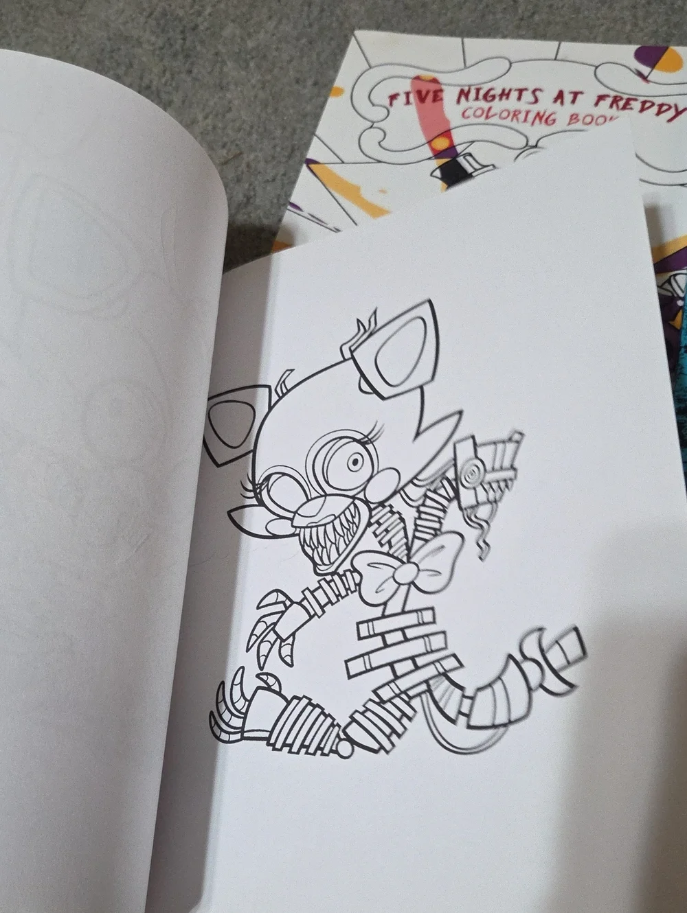 Fnaf Coloring Book Set -five Nights At Freddys